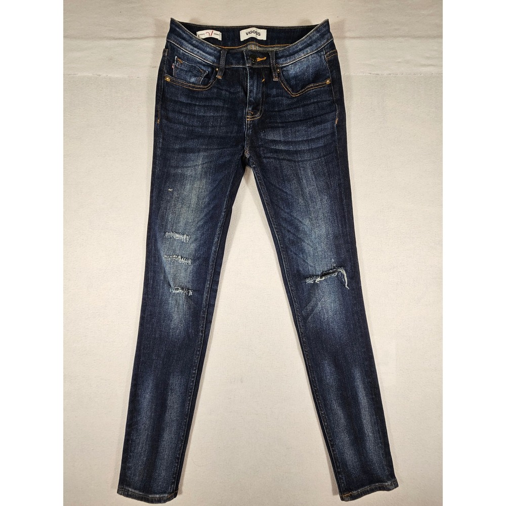 Vigoss Jagger Skinny Jeans Womens 25 Dark‎ Wash Denim VC-P2816A